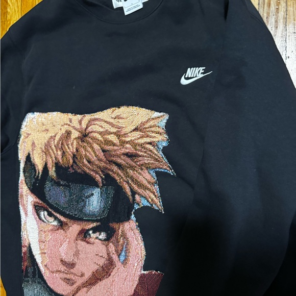 Nike Custom Naruto Embroidery Sweatshirt Large - Picture 4 of 4